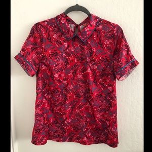 Modcloth Collared Blouse, Medium
